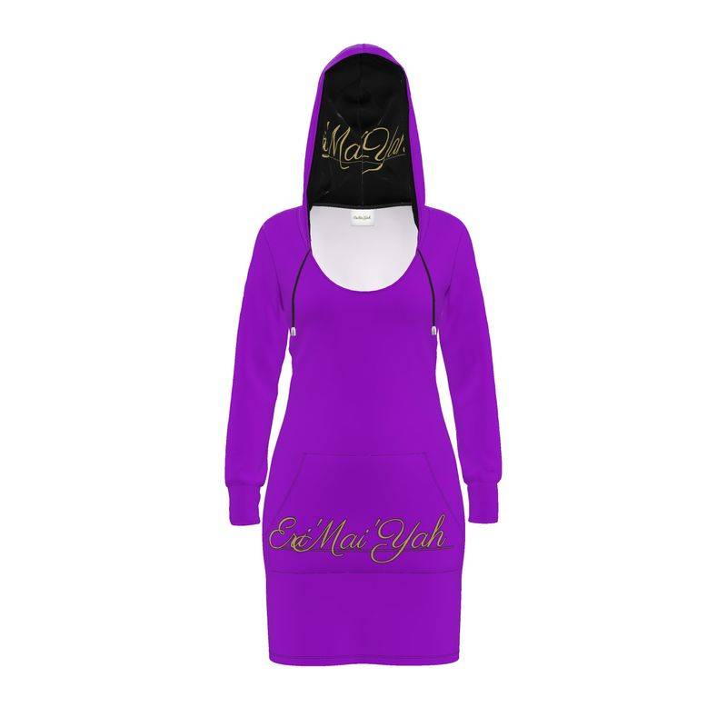 Purple Hoodie Dress